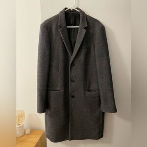 Gray Herringbone Coat